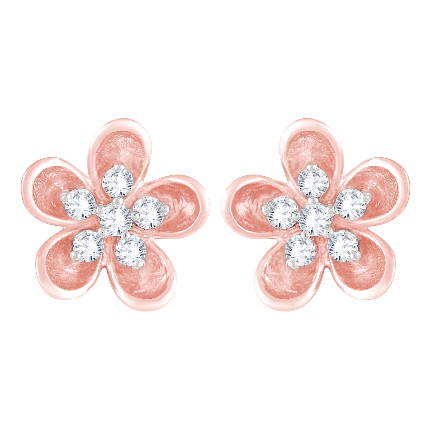 Amber Diamond Earrings