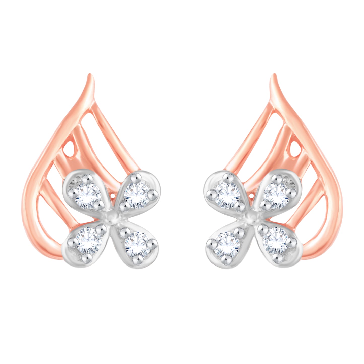 Moire Diamond Earrings