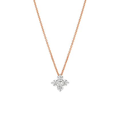 Sparkle Diamond Rose Gold Pendant