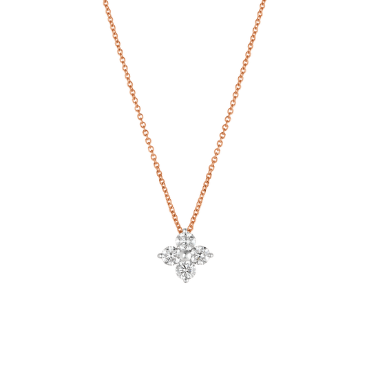 Sparkle Diamond Rose Gold Pendant