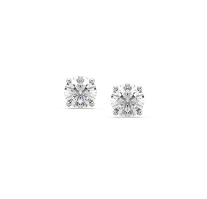 Winnie Solitaire Stud Earrings