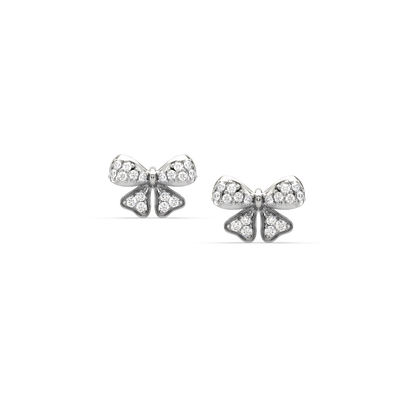 Delilah Bow Diamond Earrings