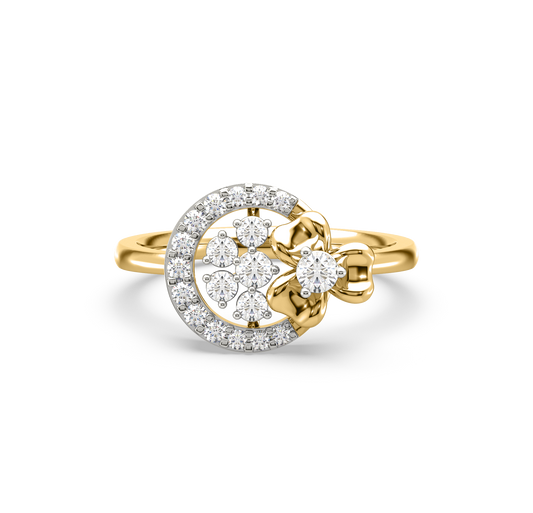 Flora Circular Diamond Ring