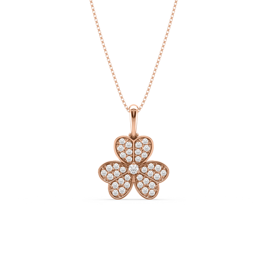 Debra Clover Diamond Pendant