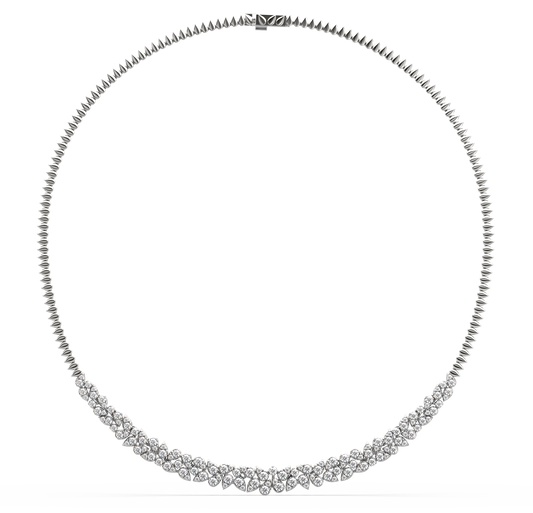 Viva Cluster Diamond Necklace