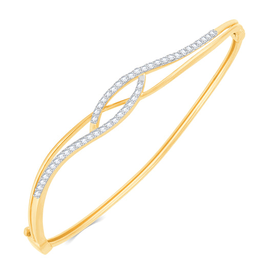 Ligne Diamond Bangle Bracelet