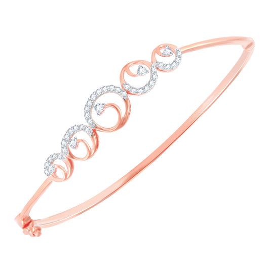 Diamond Bracelet for her in Rose Gold - DBF22016-2.4