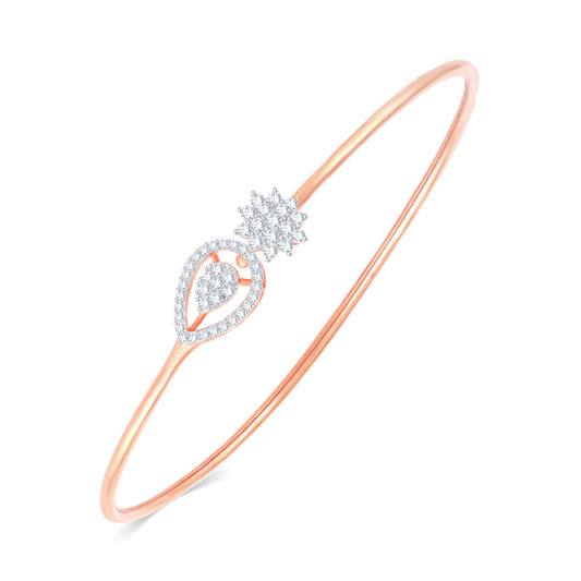 Diamond Bracelet for her in Rose Gold DBF22073