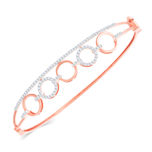 Diamond Bracelet for her in Rose Gold DBF22074