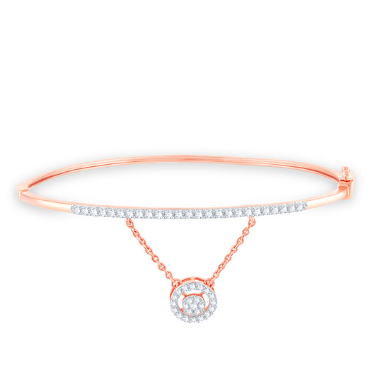 Diamond Bracelet for her in Rose Gold DBF22075