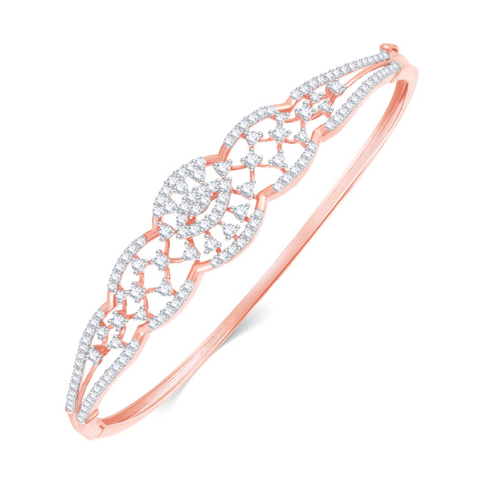 Diamond Bracelet for her in Rose Gold DBF22082