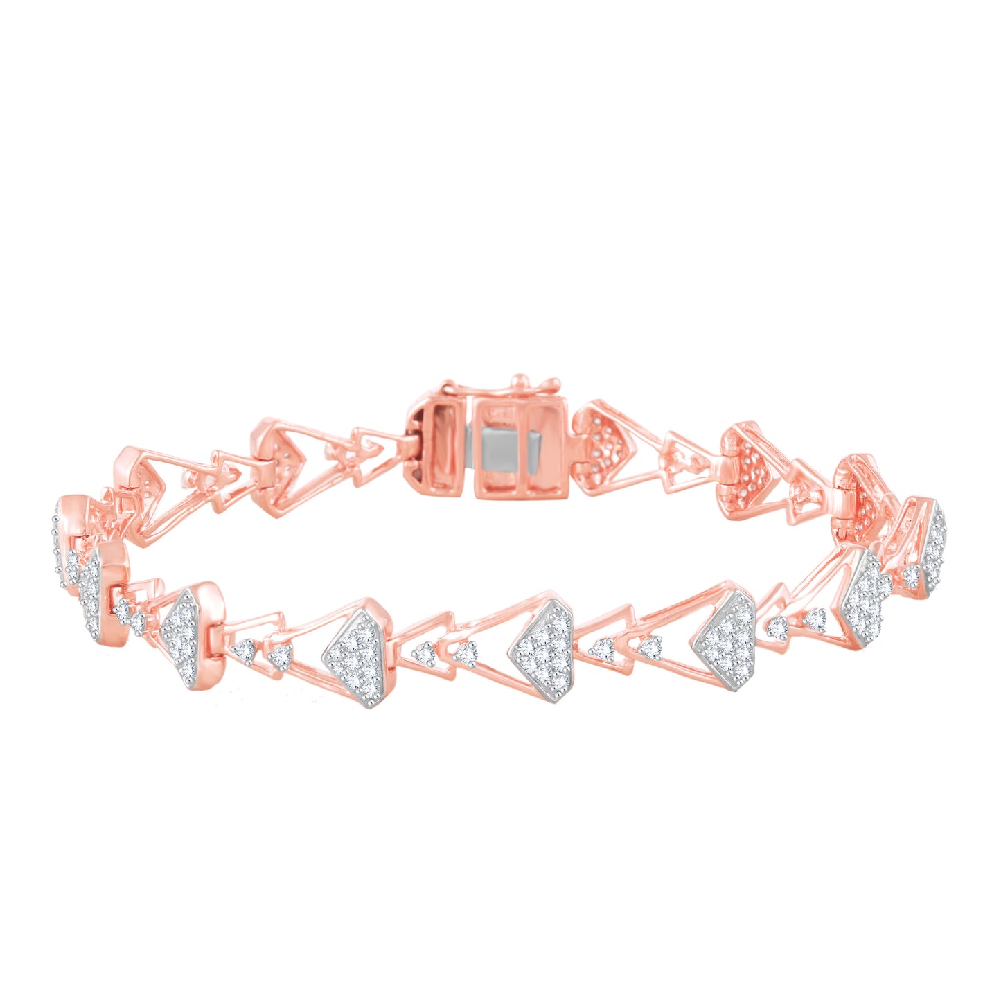 Diamond Bracelet for her in Rose Gold DBF22097