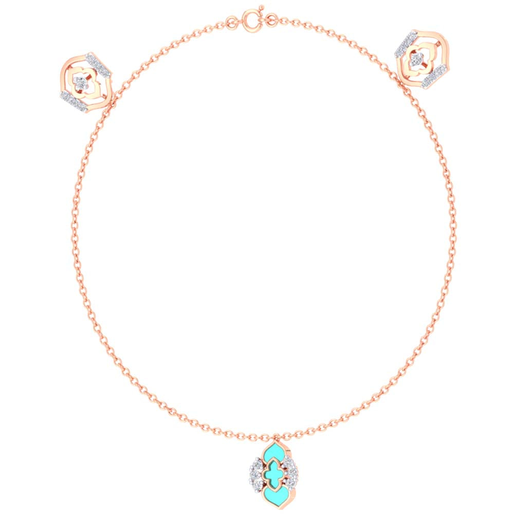 Nishka Diamond Charms Bracelet