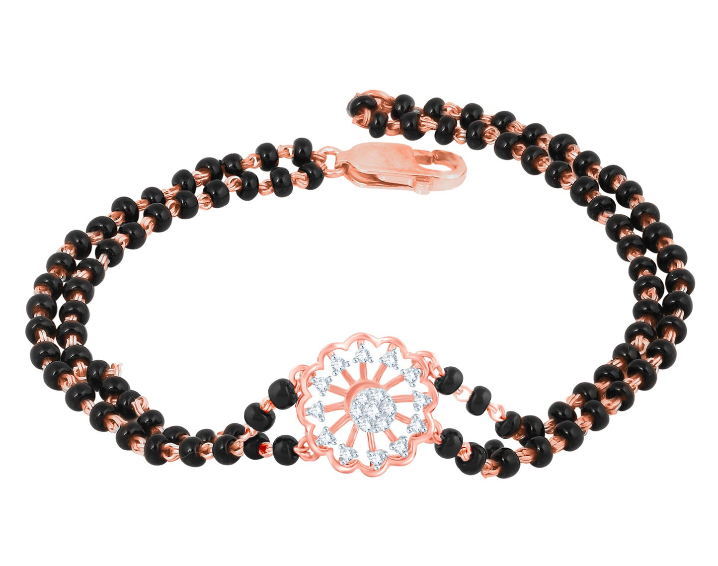 Diamond Bracelet for her in Rose Gold - DBR22004-7