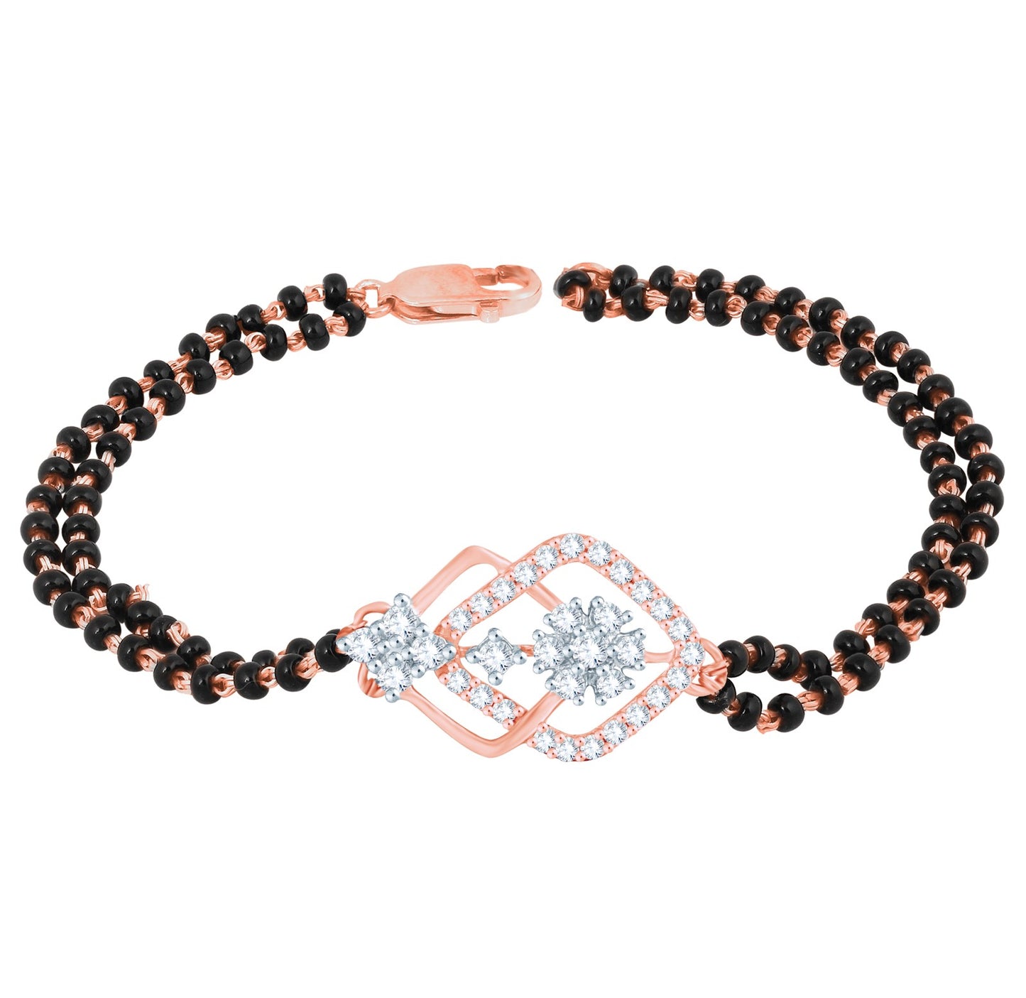 Diamond Bracelet for her in Rose Gold - DBR22005-6