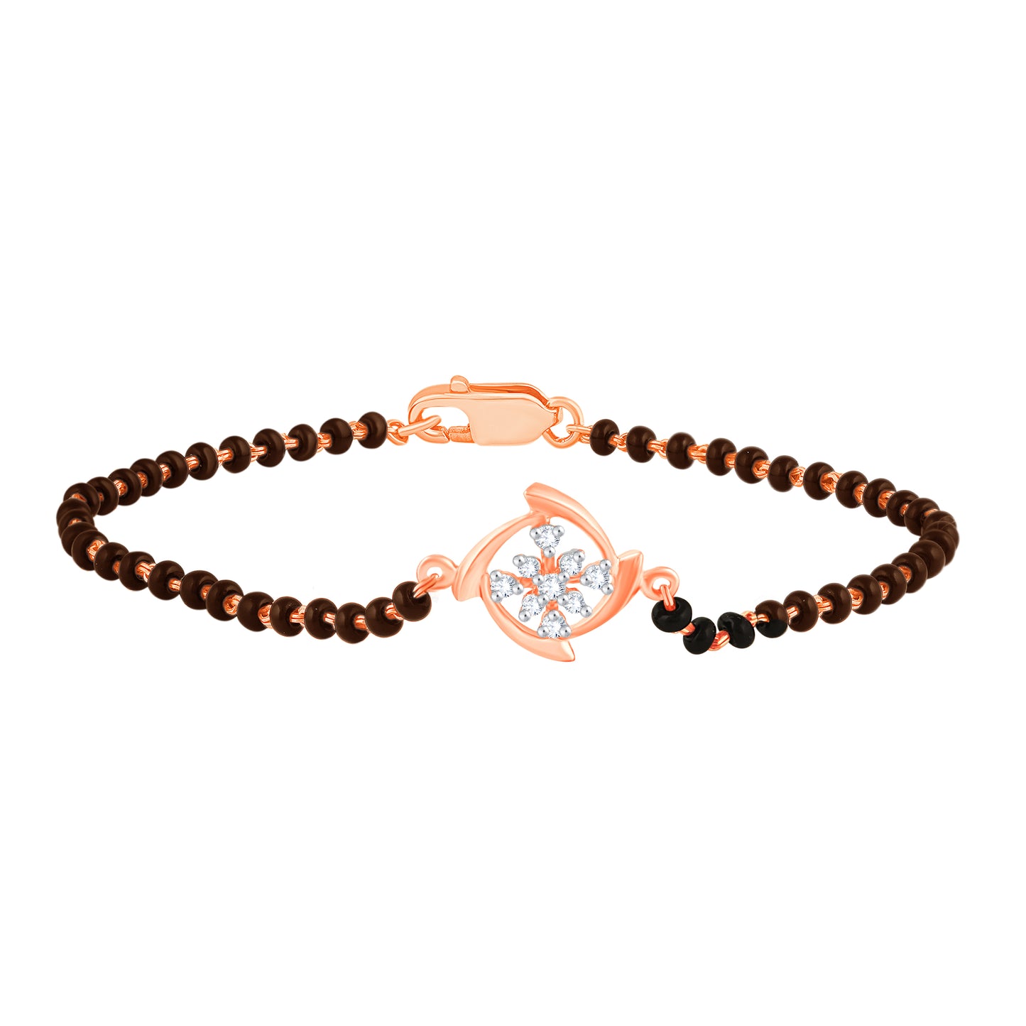 Diamond Bracelet for her in Rose Gold - DBR22010-6.5