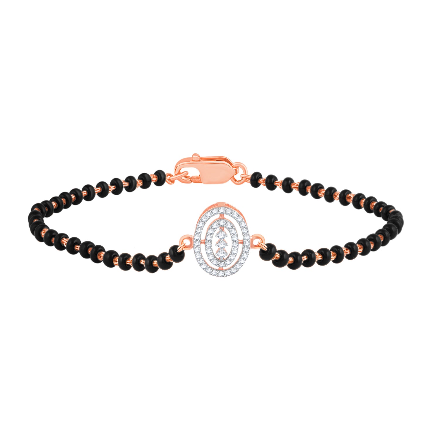 Diamond Bracelet for her in Rose Gold - DBR22011-7.5