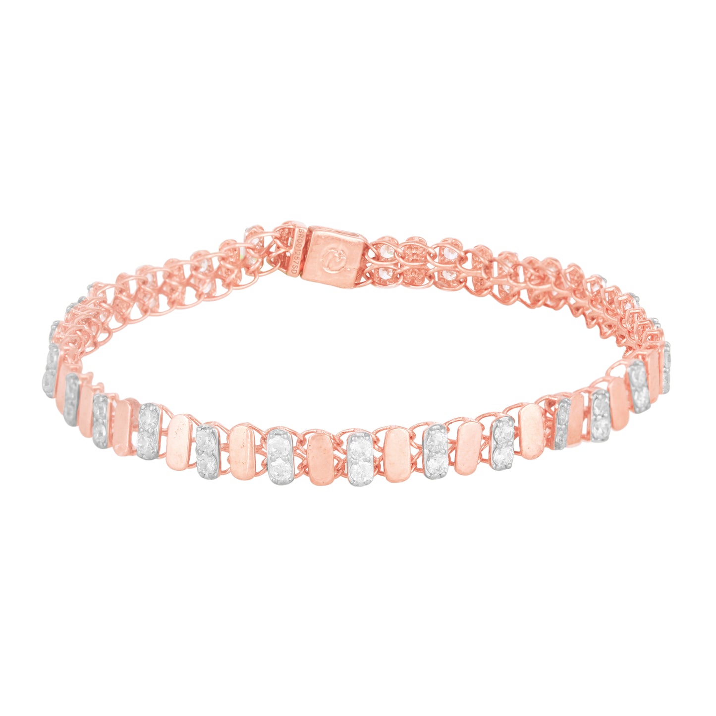 Diamond Bracelet for her in Rose Gold - DBR22013-6