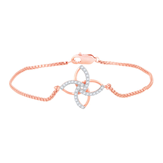 Diamond Bracelet for her in Rose Gold - DBR22015-7