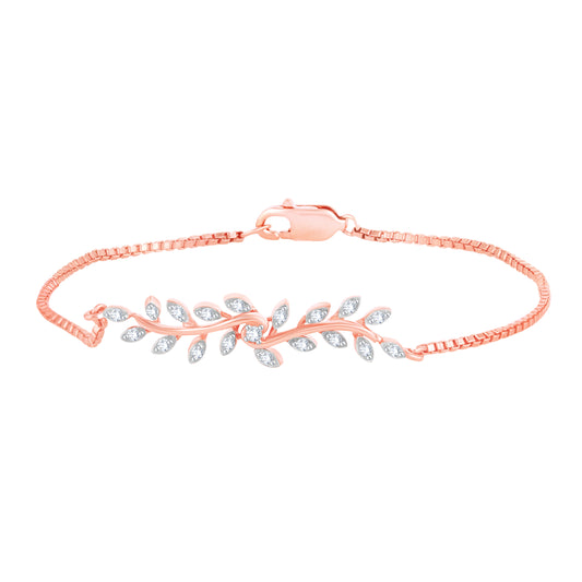 Diamond Bracelet for her in Rose Gold - DBR22016-7