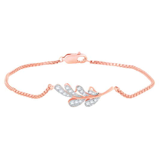 Diamond Bracelet for her in Rose Gold - DBR22017-7