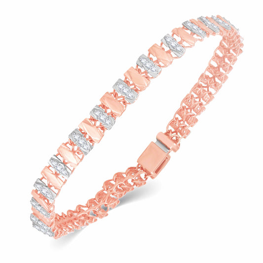 Diamond Bracelet for her in Rose Gold - DBR22025-7