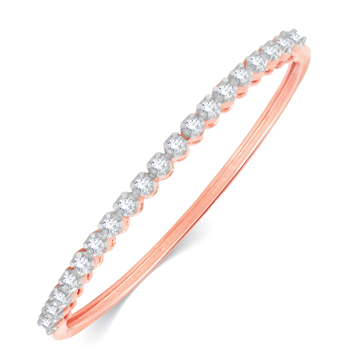 Diamond Bracelet for her in Rose Gold - DBR22026-7