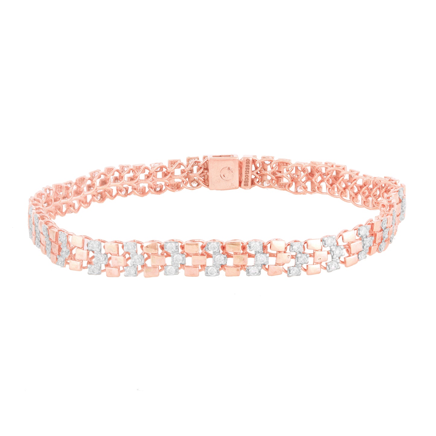 Diamond Ladies Bracelet for her in Rose Gold DBR22040