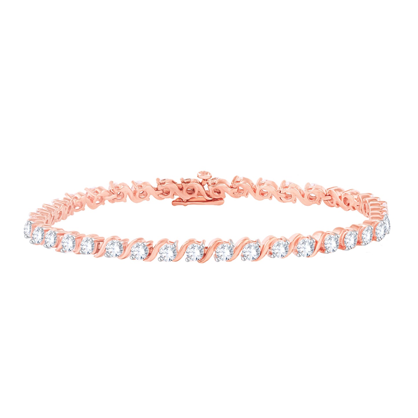 Diamond Ladies Bracelet for her in Rose Gold DBR22051