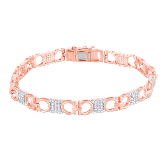 Diamond Ladies Bracelet for her in Rose Gold DBR22060