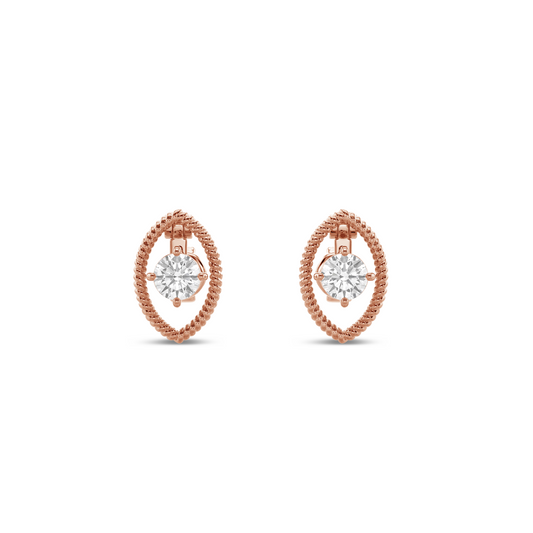 Bevvy Diamond Stud Earrings