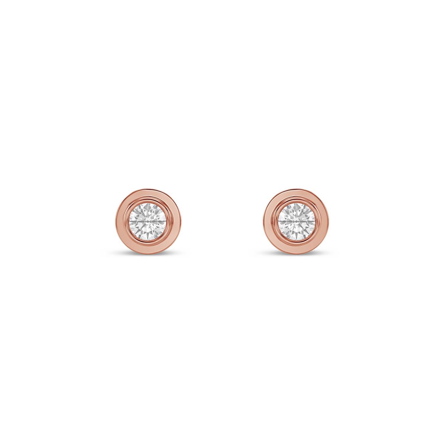 Nevee Diamond Solitaire Earrings