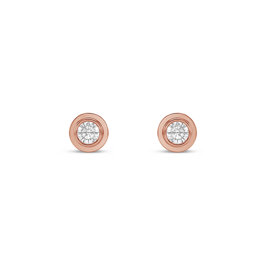 Nevee Diamond Solitaire Earrings