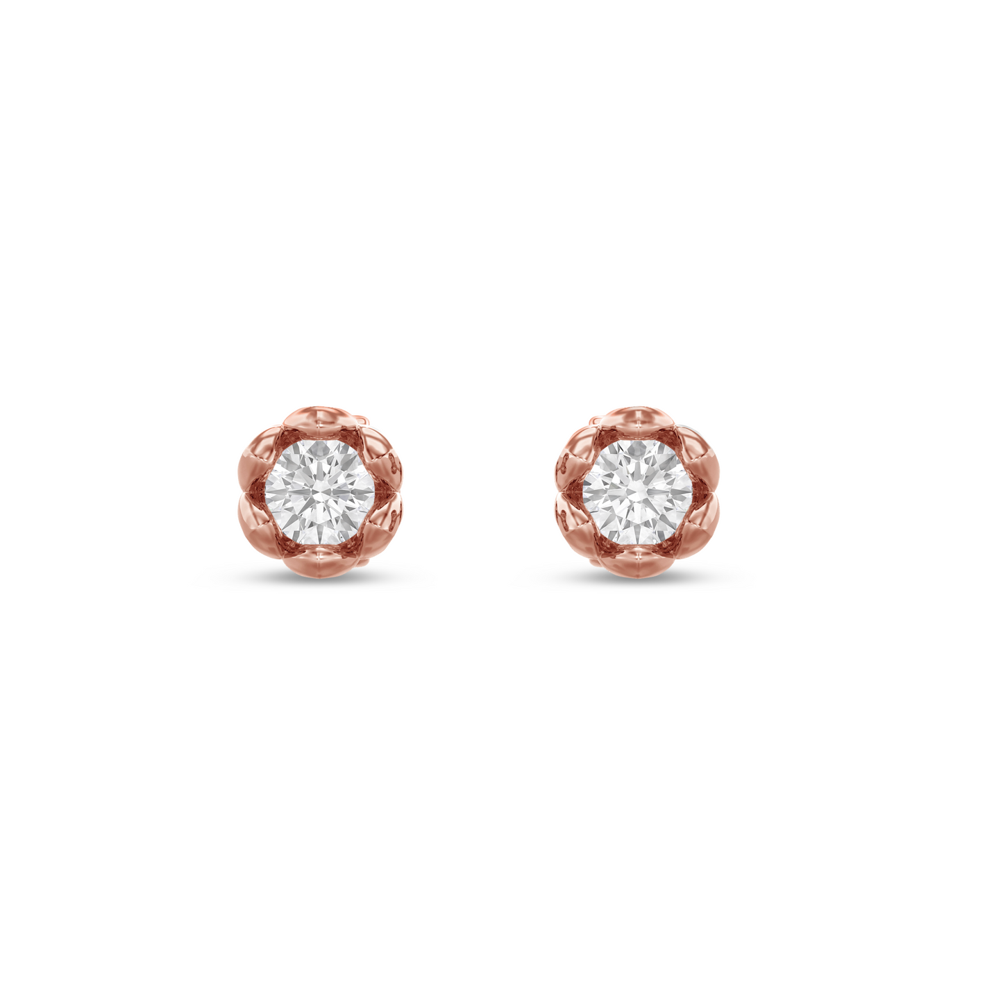 Janice Diamond Solitaire Earrings