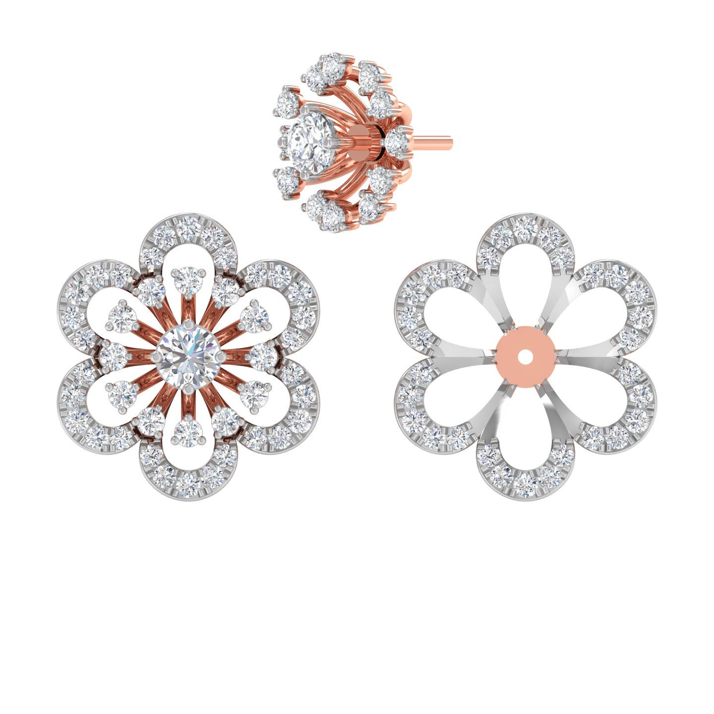 Isabelle Detachable Diamond Earrings