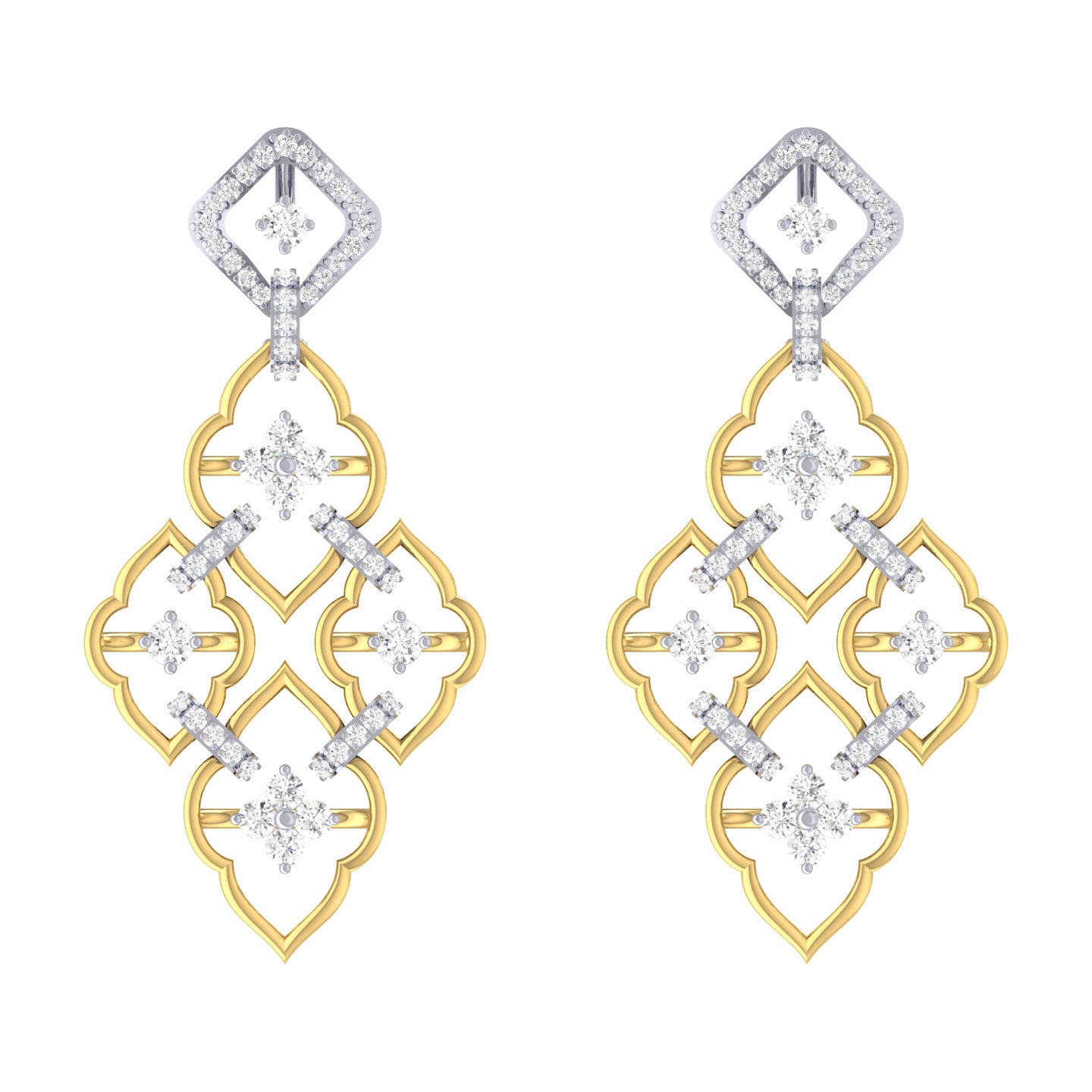 Hazel  Diamond Dangler Earrings