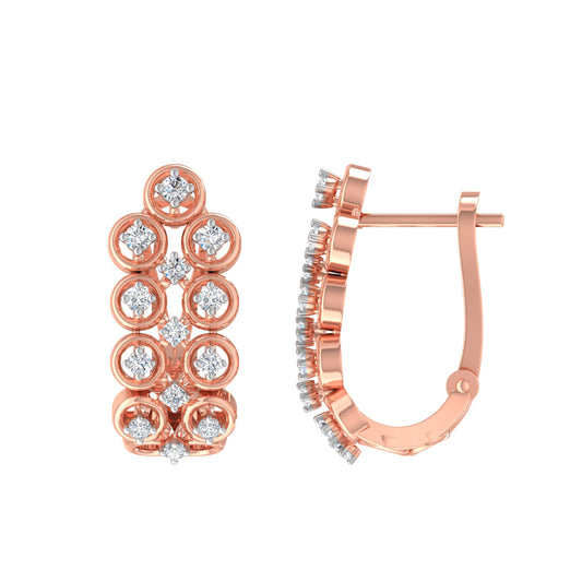 Alaia Diamond Huggie Earrings