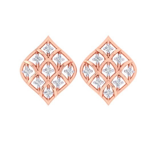 Sylvia Diamond Stud Earrings