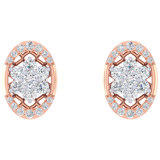 Genevieve Diamond Stud Earrings