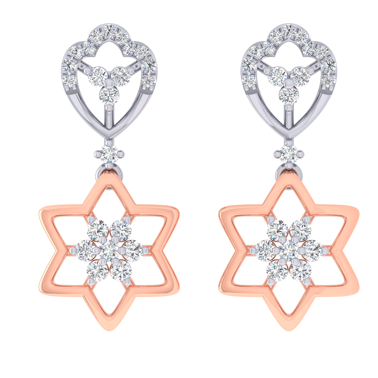 Amelie Diamond Dangler Earrings