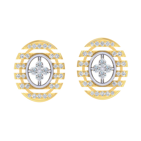 Riley Diamond Stud Earrings