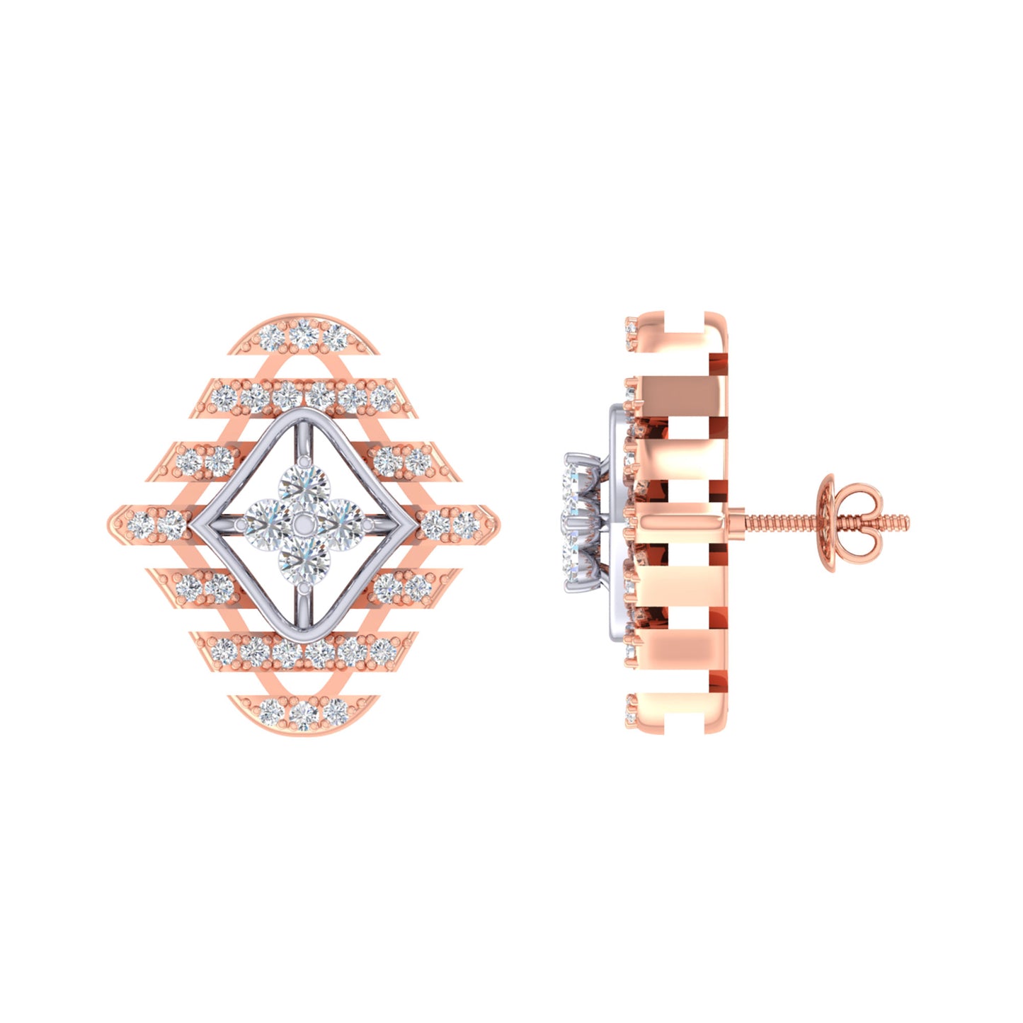 Jessica Diamond Stud Earrings