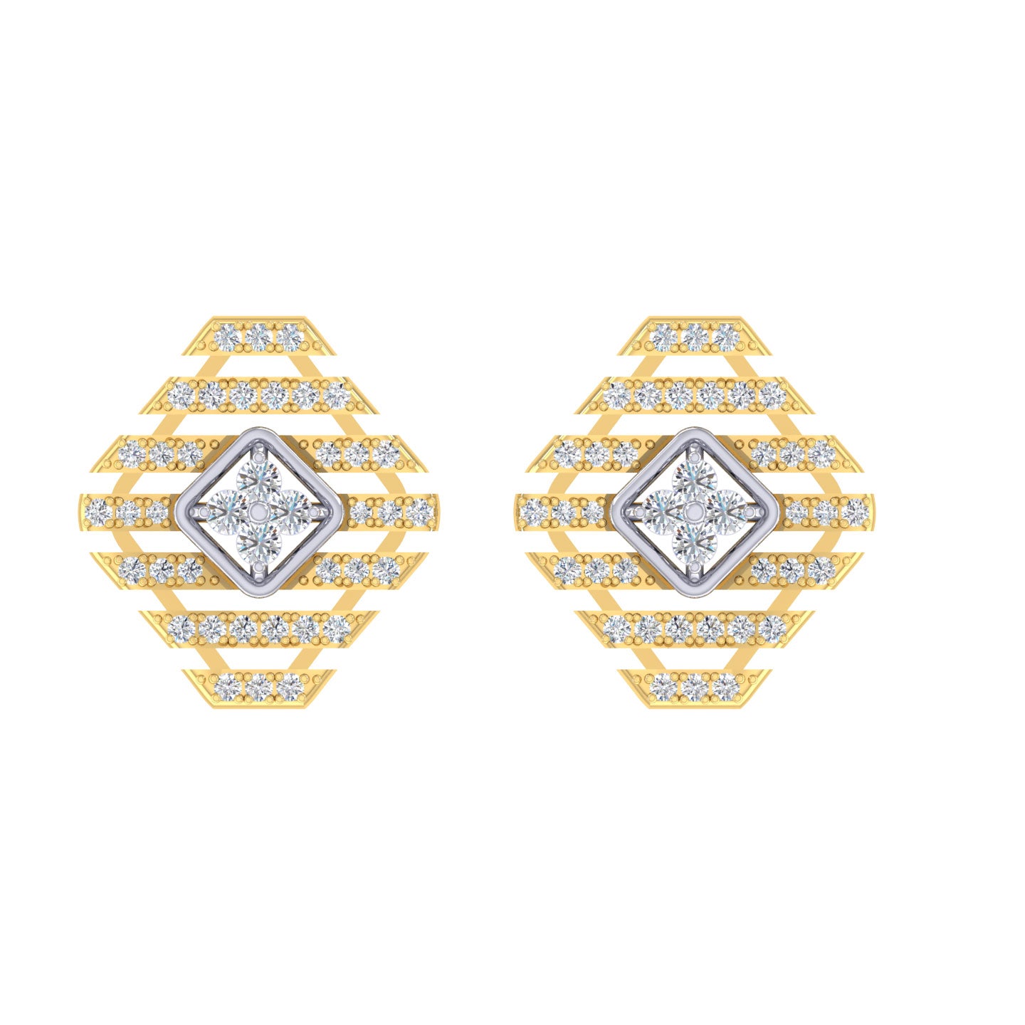 Anges Diamond Stud Earrings