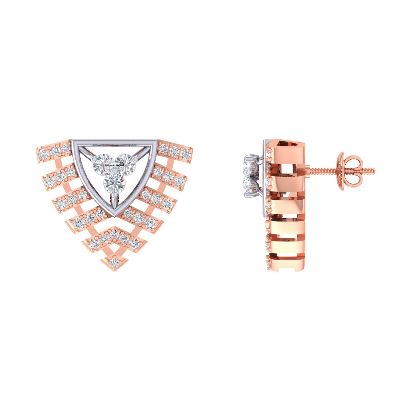 Rue Diamond Stud Earrings