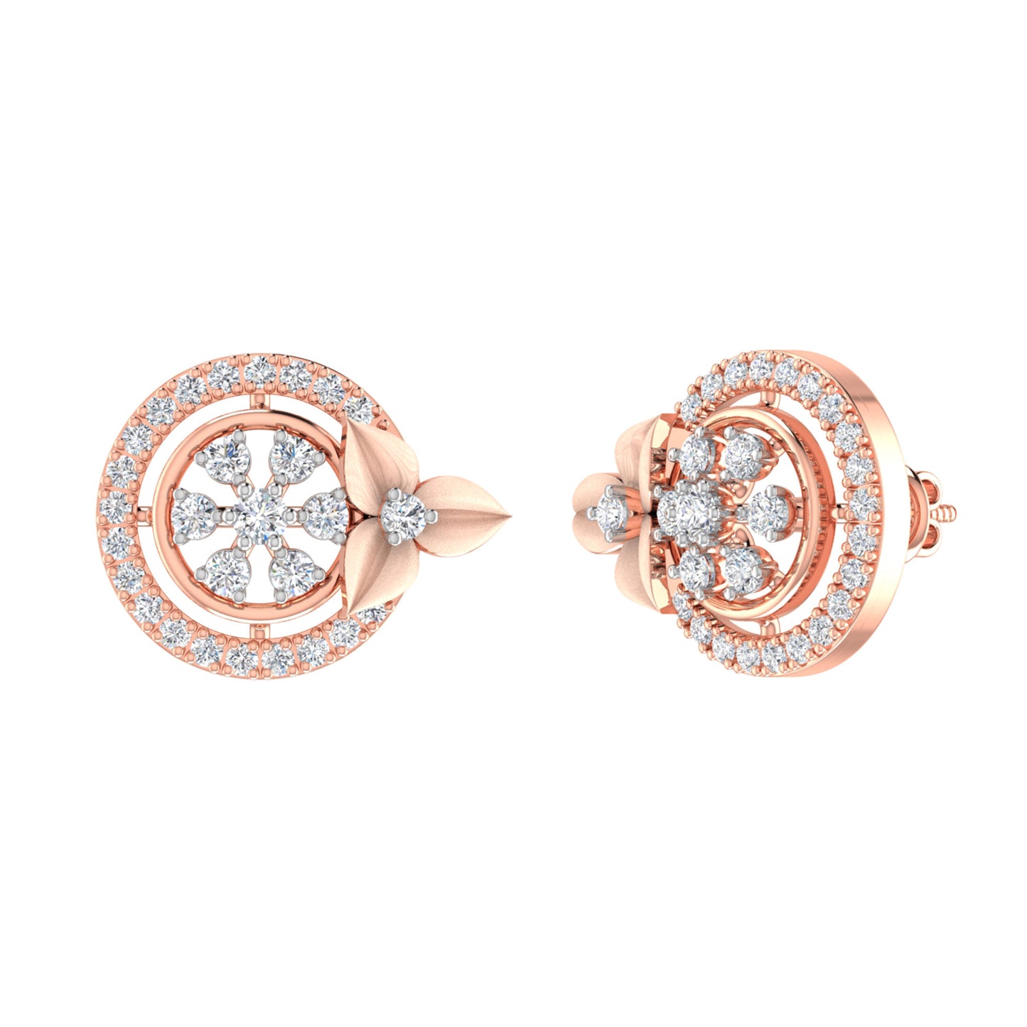 Phoebe Diamond Stud Earrings