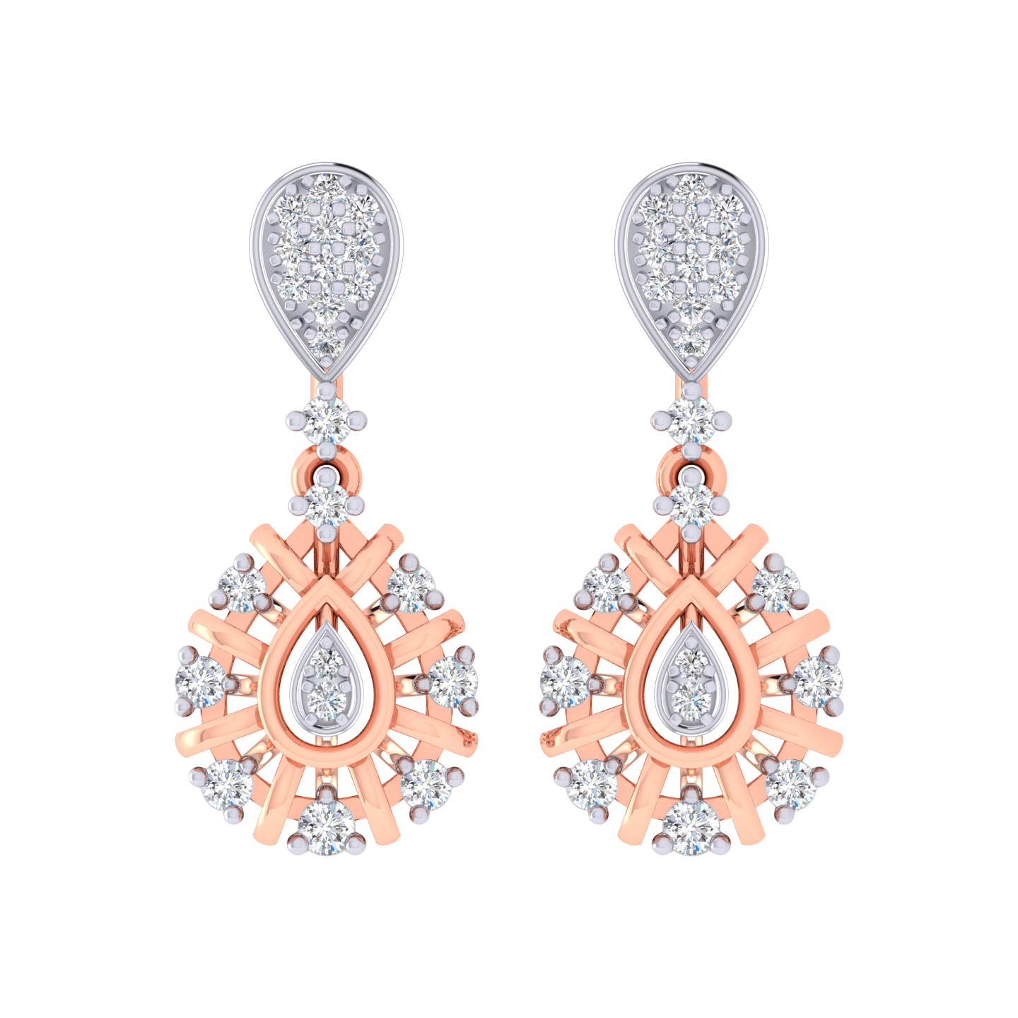 Lucie Diamond Dangler Earrings