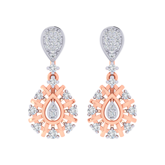 Lucie Diamond Dangler Earrings