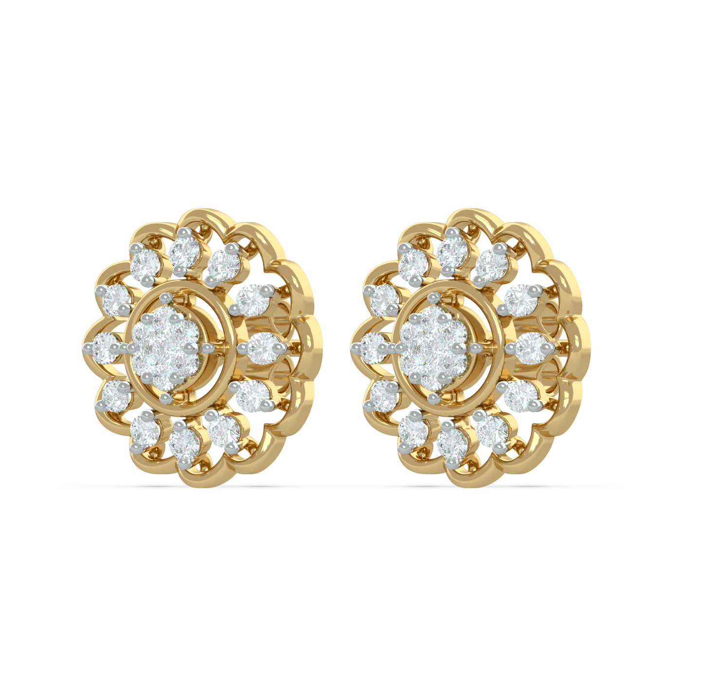 Presley Diamond Stud Earrings