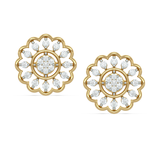 Presley Diamond Stud Earrings