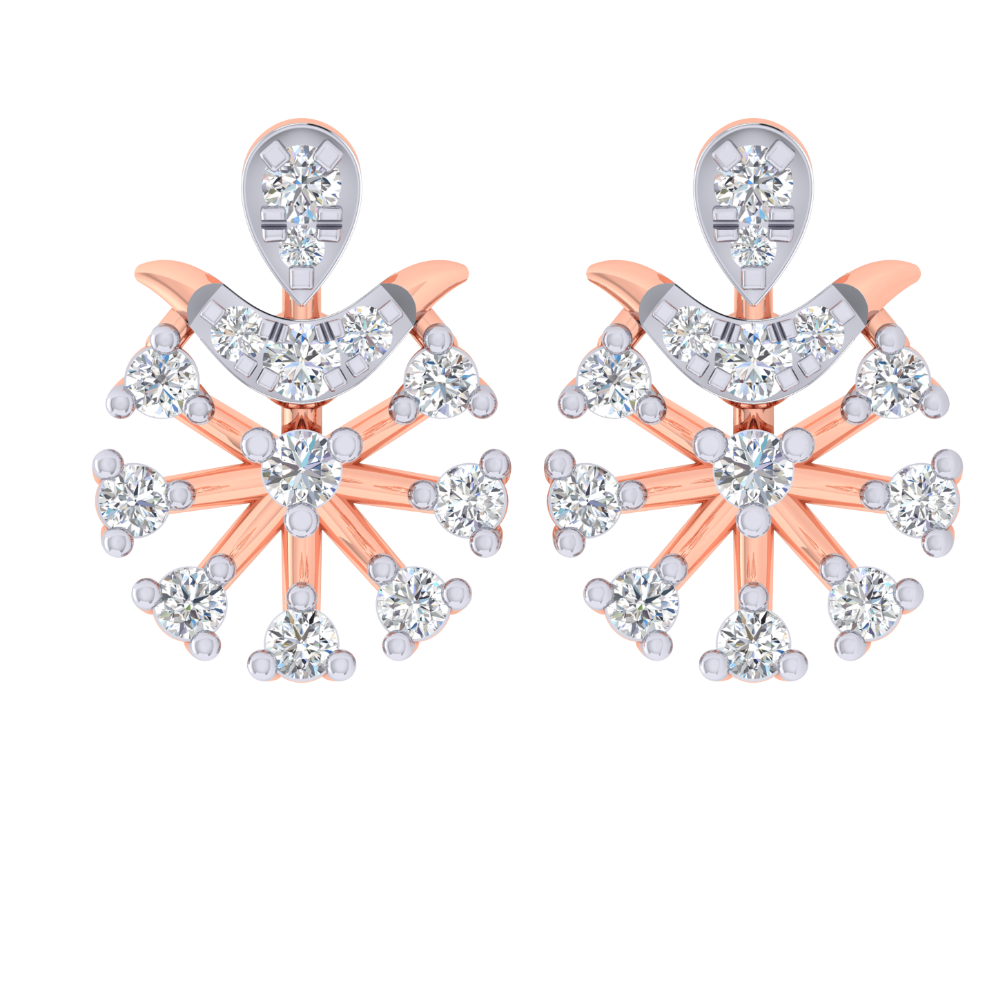 Pia Diamond Stud Earrings